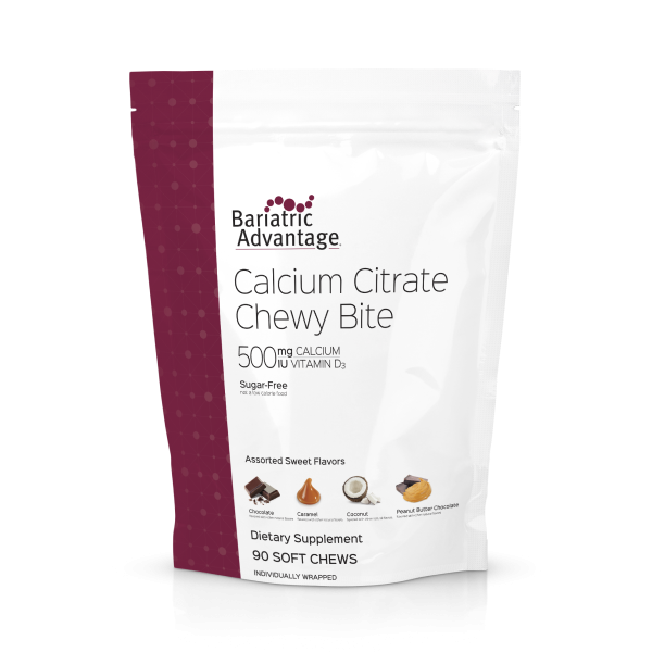 Calcium Citrate Chewy Bites 500mg (11 Flavors)