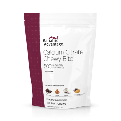 Calcium Citrate Chewy Bites 500mg (11 Flavors)